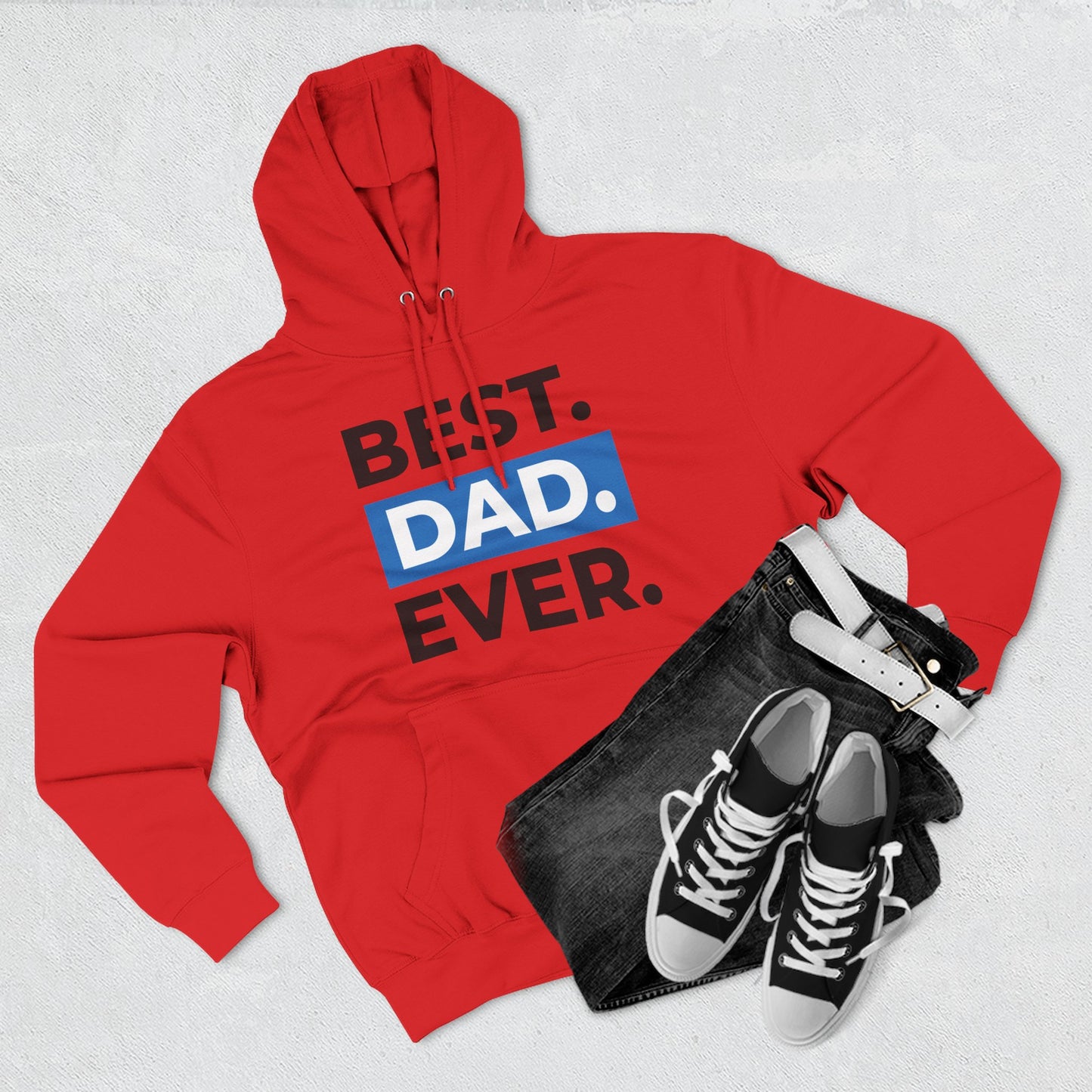 Best Dad Ever Hoodie | Perfect Gift for Father's Day, Birthday, Men's Casual Wear, Cozy Comfort, Family Celebrations