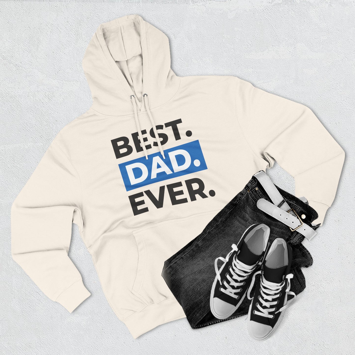 Best Dad Ever Hoodie | Perfect Gift for Father's Day, Birthday, Men's Casual Wear, Cozy Comfort, Family Celebrations
