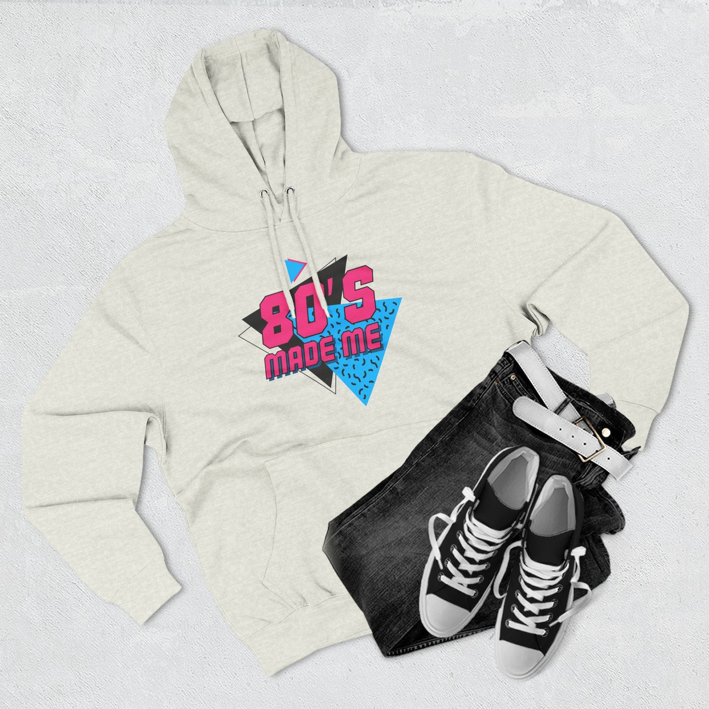 Retro 80s Fleece Hoodie
