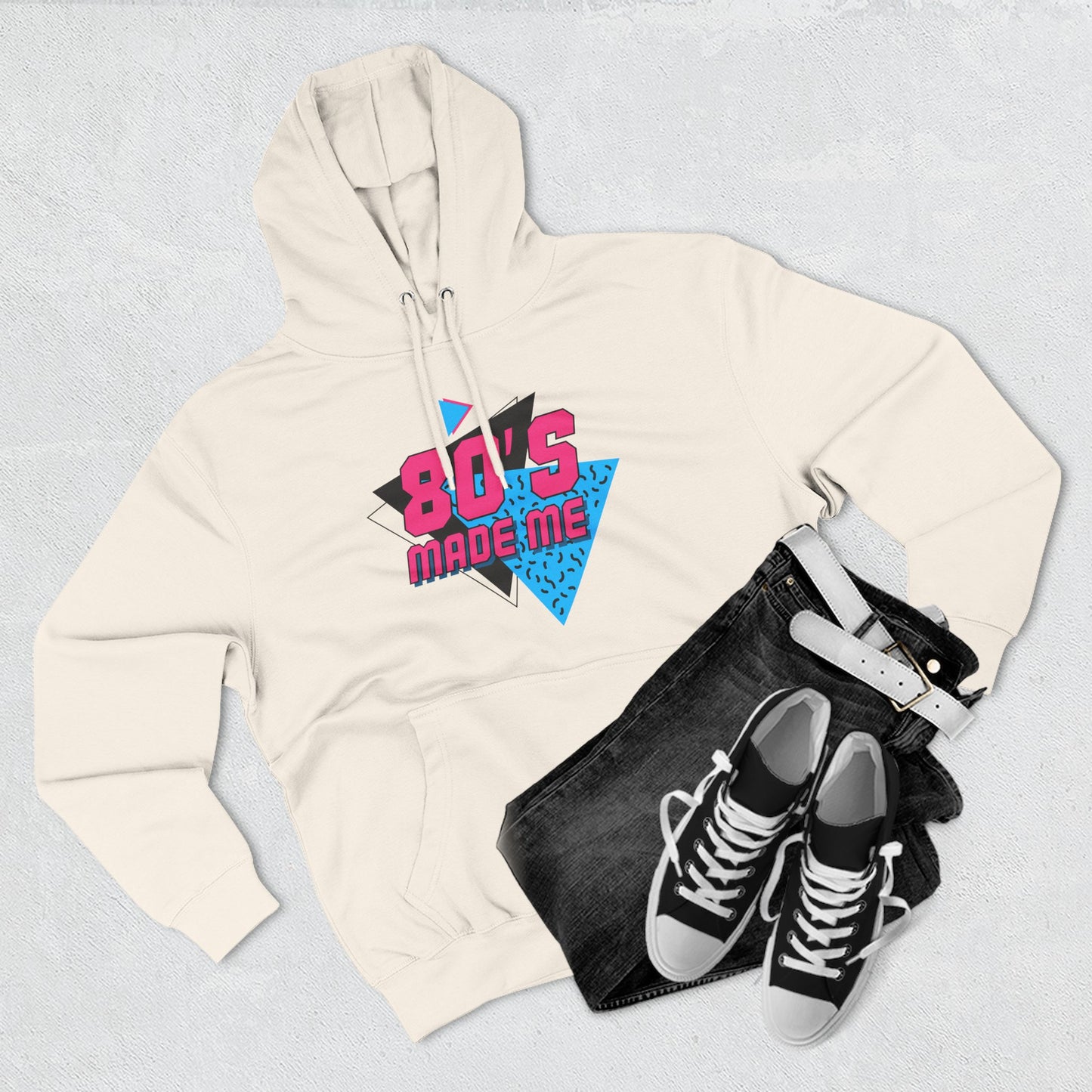 Retro 80s Fleece Hoodie
