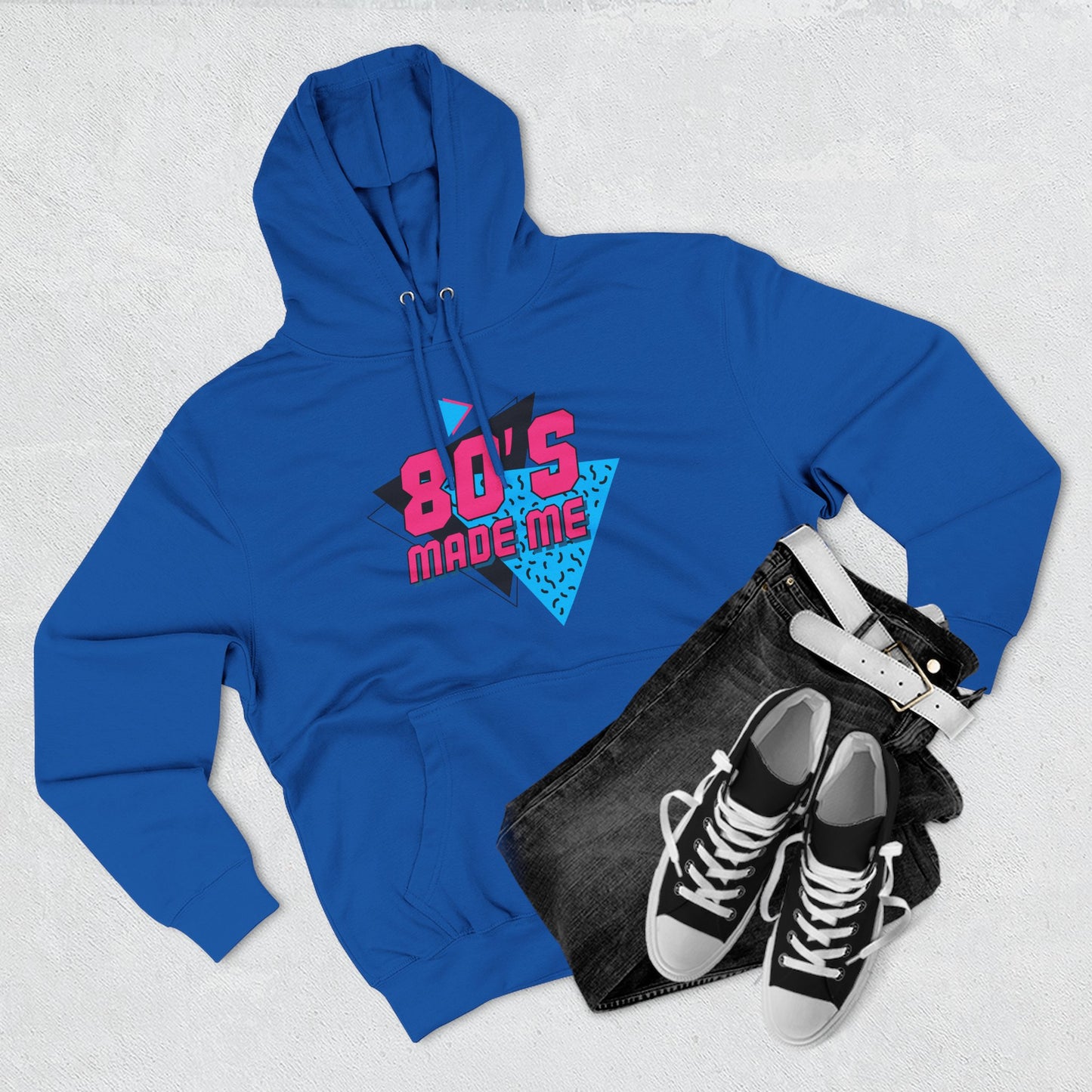 Retro 80s Fleece Hoodie