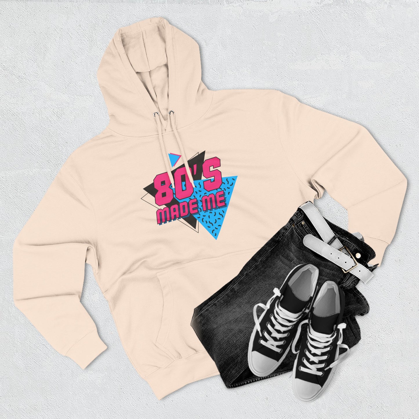 Retro 80s Fleece Hoodie