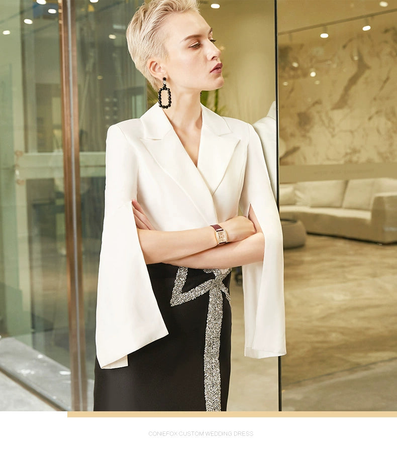 Creative Fox European Station Professional Banquet Evening Dress Dress