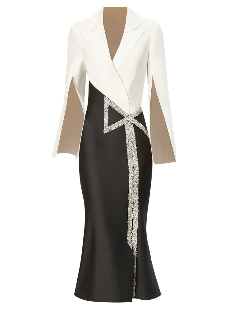 Creative Fox European Station Professional Banquet Evening Dress Dress