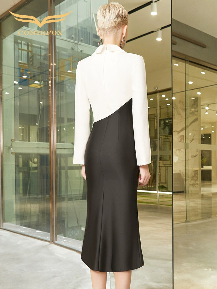 Creative Fox European Station Professional Banquet Evening Dress Dress