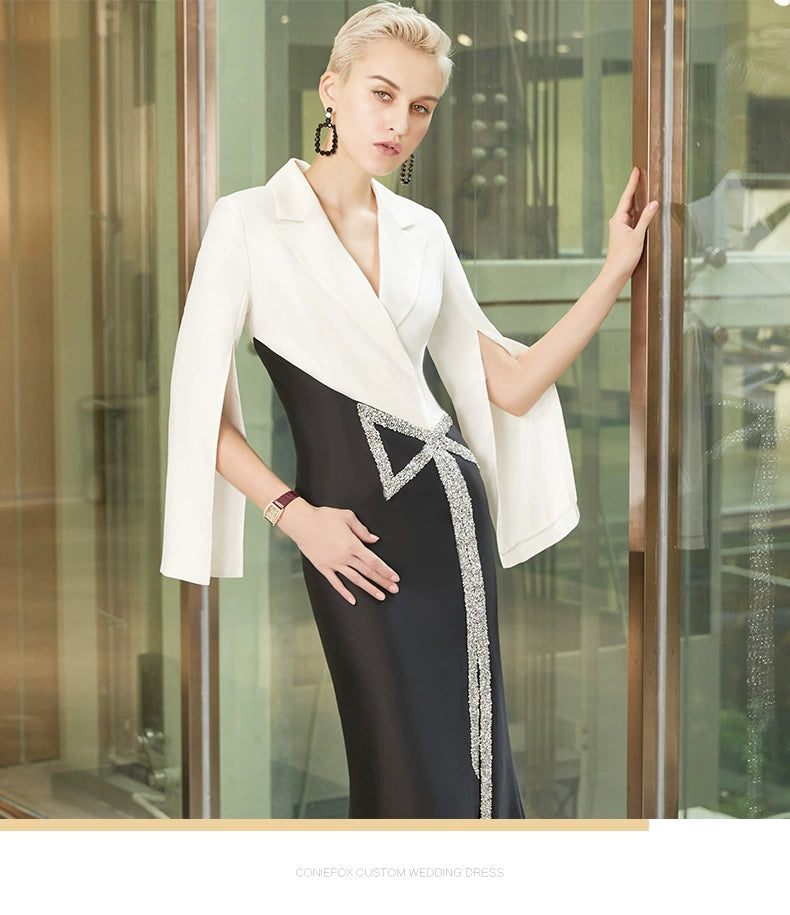 Creative Fox European Station Professional Banquet Evening Dress Dress