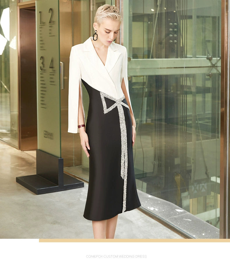 Creative Fox European Station Professional Banquet Evening Dress Dress