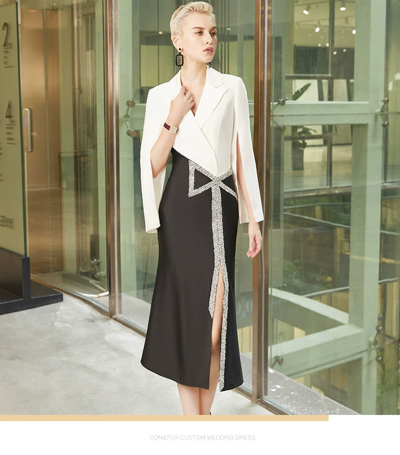 Creative Fox European Station Professional Banquet Evening Dress Dress