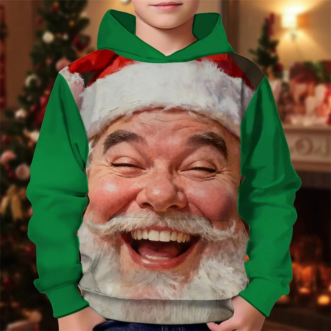 2026 Girl Clothes Christmas Hoodie Gingerbread 3D Print Long Sleeves Casual Pullover Casual Hoodies Children's Outdoor Clothes