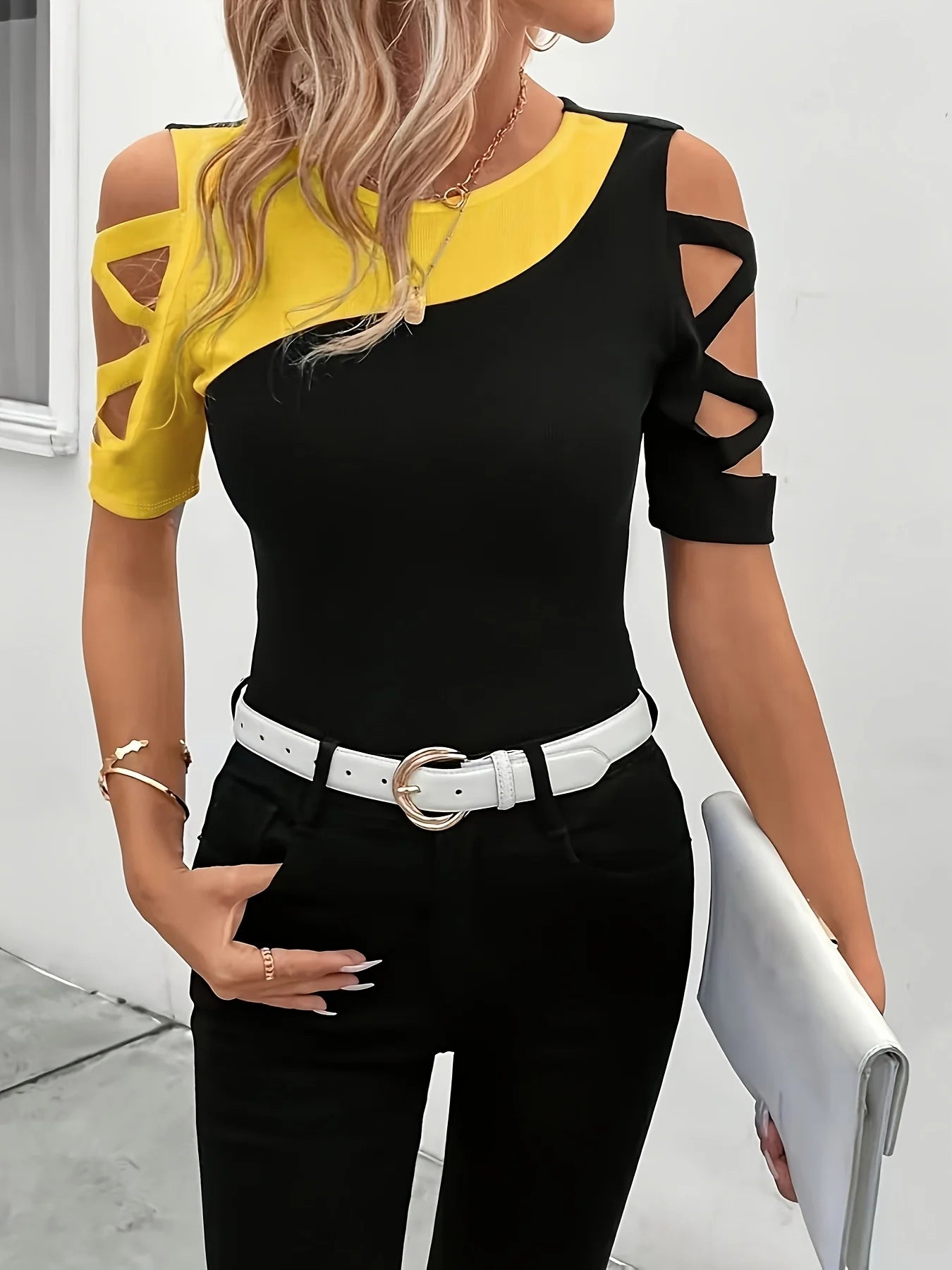 2025 Plus Size New Women's Fashion T-Shirt Tops For Spring And Summer In Europe And America