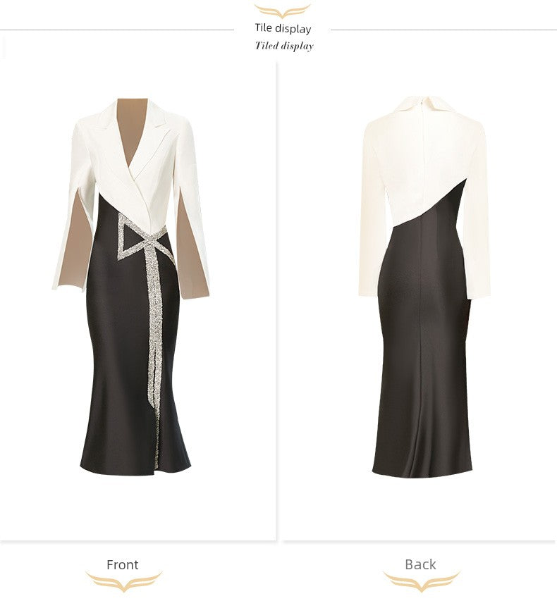 Creative Fox European Station Professional Banquet Evening Dress Dress