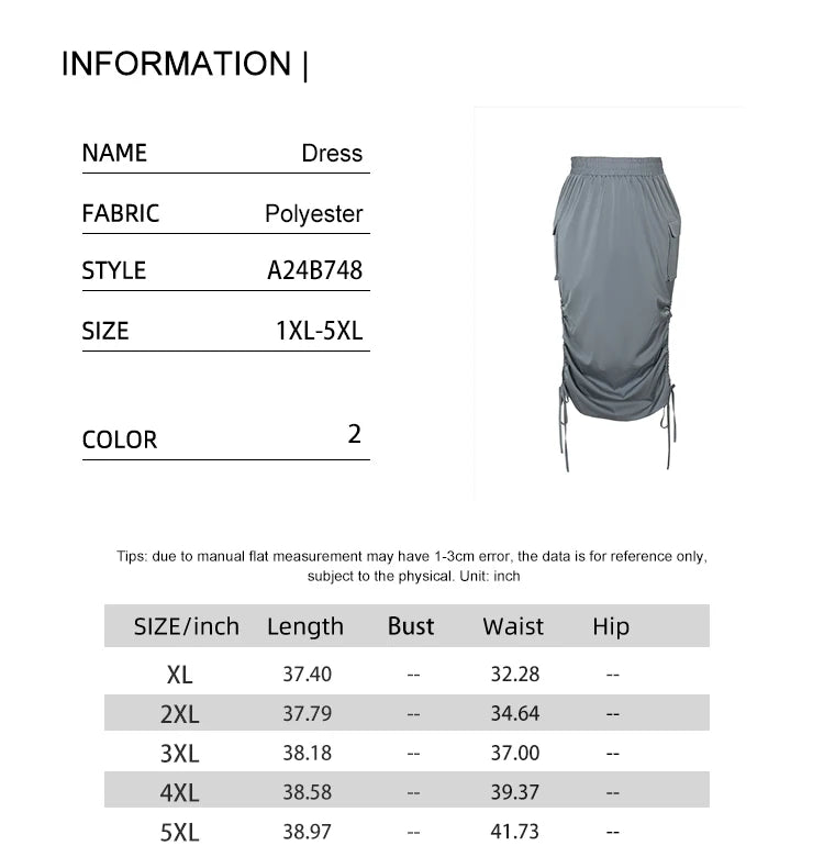 Plus Size 2026 Summer New Women's Casual Half Skirt Pure Colour Knitted Half Skirt Mature Sexy Wearable