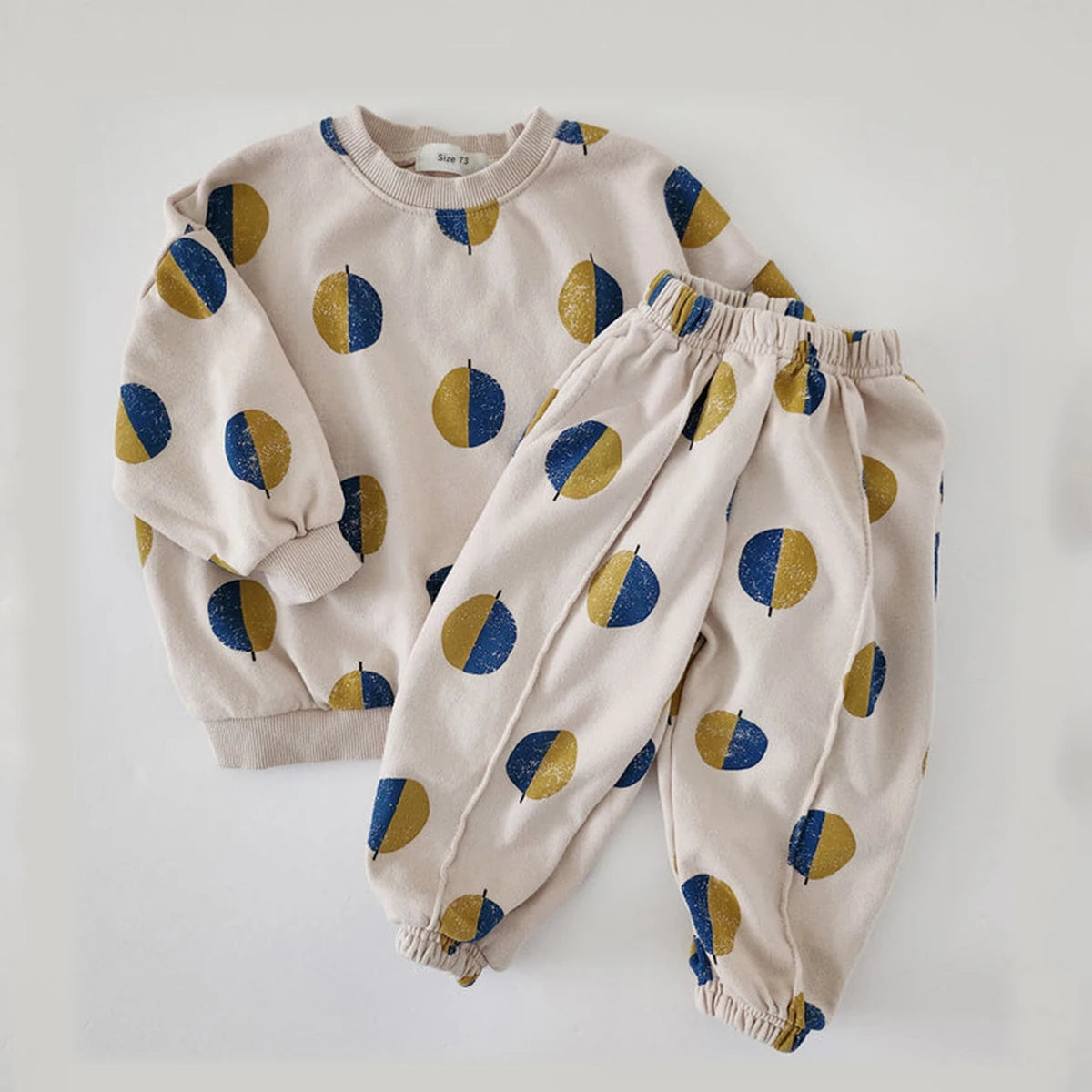 2026 Baby Sets Boys Girls Clothes Oversized Balloon Print Sweatshirt+Jogger Pants Childrens Suit Outfit Sports 2Pcs