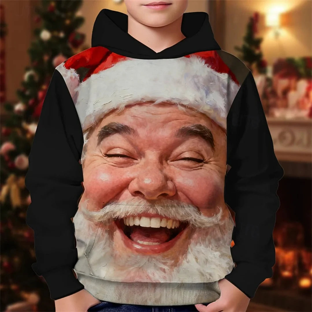 2026 Girl Clothes Christmas Hoodie Gingerbread 3D Print Long Sleeves Casual Pullover Casual Hoodies Children's Outdoor Clothes