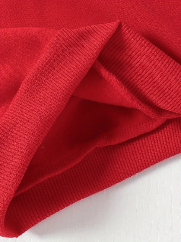 Newborn Baby Boy Autumn Winter Hooded Fleece Sweatshirt Casual Fashion Sporty Long Pants Set for Infants