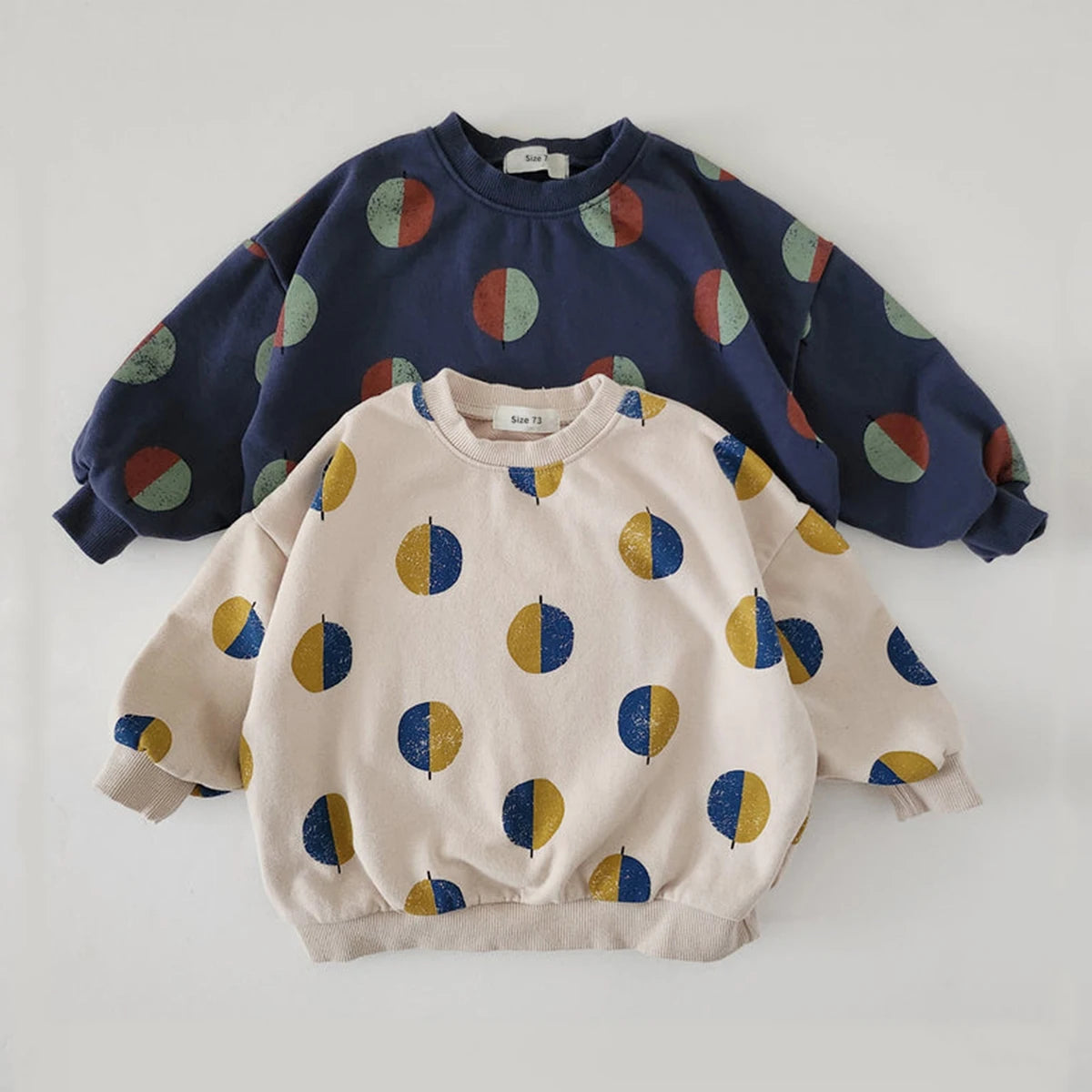 2026 Baby Sets Boys Girls Clothes Oversized Balloon Print Sweatshirt+Jogger Pants Childrens Suit Outfit Sports 2Pcs